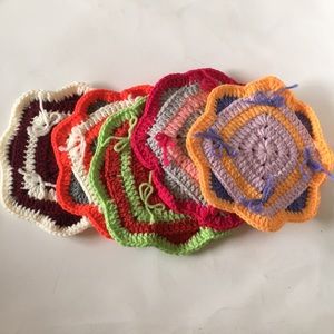 🐠 5 handcrafted potholders